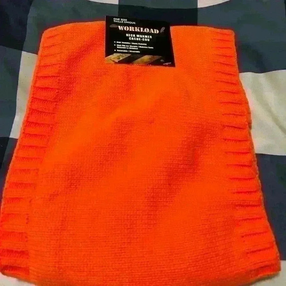 Workload high visibility florescent orange neck warmer - Picture 1 of 3